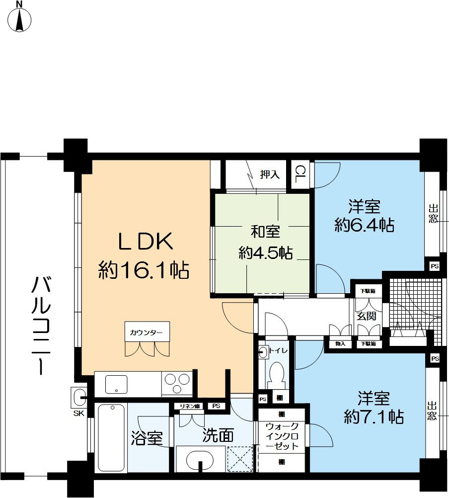 レピア垂水五色山の間取り