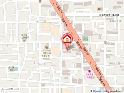 【地図】 | ジョイフル第５中村・