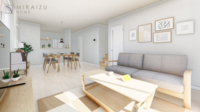 【完成予想図】 | 贅沢な暮らしにぴったり設備が魅力♪家事導線の良い水回りで毎日綺麗家事もラクラク♪早朝、夜間問わず現地見学＆周辺環境ご案内致します♪