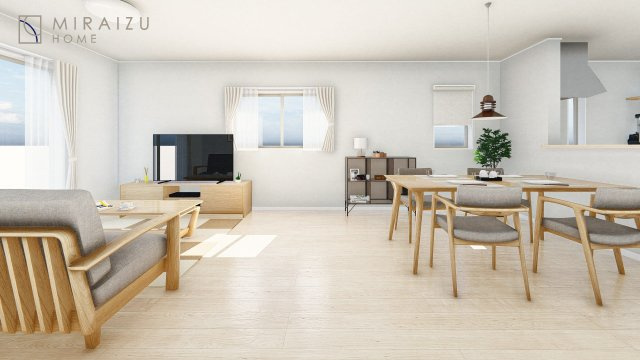 【完成予想図】 | 日当たりの良いお家は嬉しいですよね。それぞれ価値観が分かれる箇所です、実際に内覧して日当たりの心地よさをご体感下さいね♪