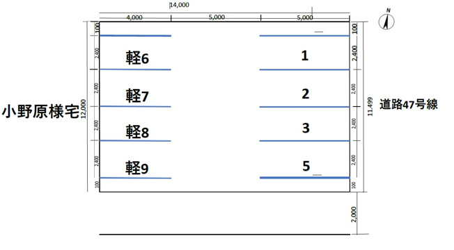 【区画図】 | 弁天MOパーキング