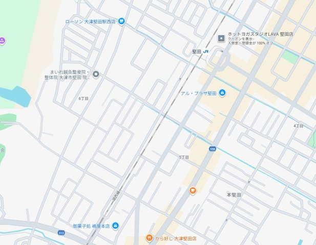 大津市本堅田　第8期　新築一戸建ての地図