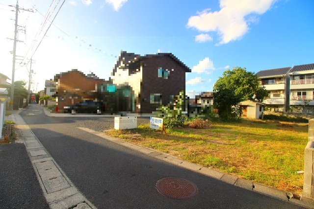 安来町（西御幸）土地の前面道路含む現地写真|前面道路幅員約2.8ｍになります。