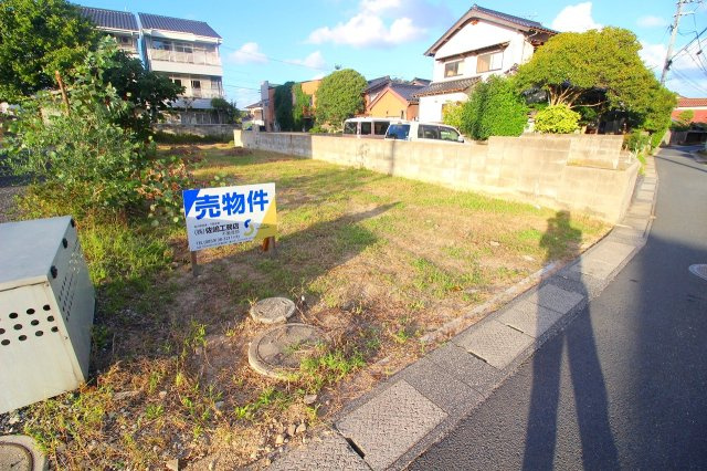 安来町（西御幸）土地の外観|上水道及び下水道の引込はございます。