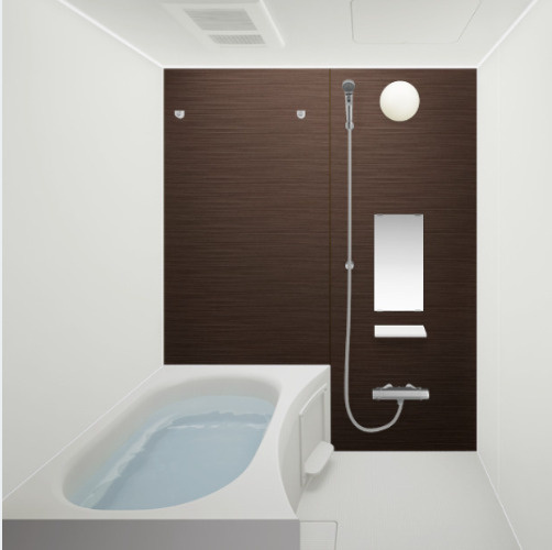 【浴室】 | 六田アパート（仮） | 落ち着いた空間のお風呂です