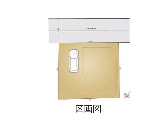【区画図】 | ふじみ野市大原２丁目　全１棟 | 全１棟