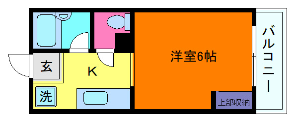 大石北町マンションの間取り