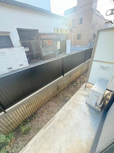 中野区本町２丁目の賃貸マンションのバルコニー