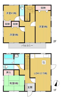 【間取り】 | 宮中桜町附住宅