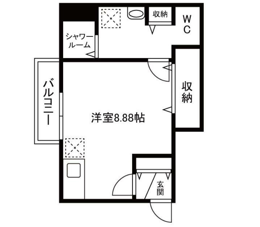 キャビン3の間取り