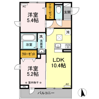 【間取り】 | A-room寒河江