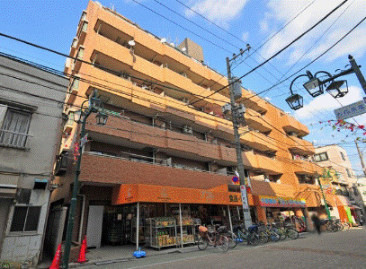 ライオンズマンションお花茶屋駅前通りの外観