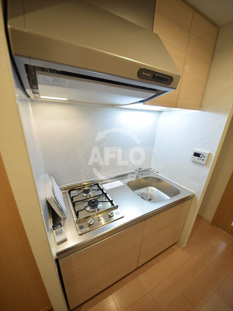 スプランディッド難波Ⅱのキッチン|スプランディッド難波II　ガス2口コンロシステムキッチン