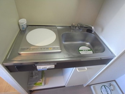 【キッチン】 | スカイコート千歳烏山第５ | 1口IHコンロ