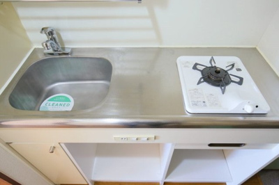 【キッチン】 | ダイホープラザ幡ヶ谷 | 1口ガスコンロ