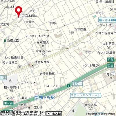 【地図】 | ダイホープラザ幡ヶ谷