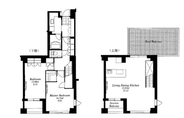 【間取り】 | フレンシア外苑西