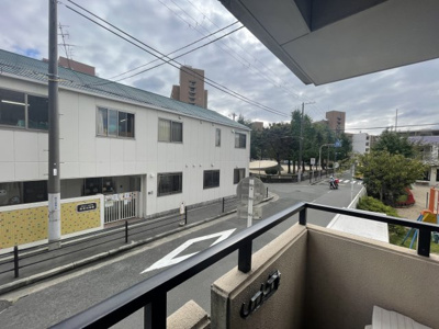 【バルコニー】 | キューブ豊里 | バルコニーから見た眺望です