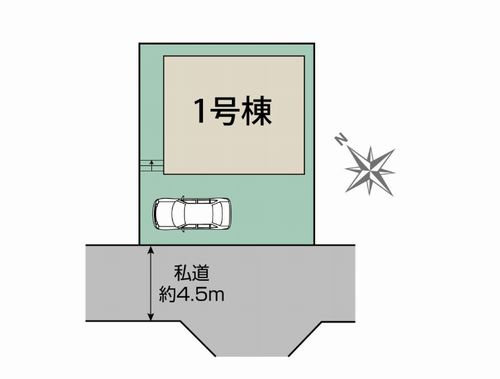 【区画図】 | 【仲介手数料０円】相模原市南区鵜野森2丁目　新築一戸建て | 相模原市南区鵜野森2丁目　新築一戸建て