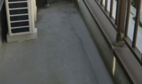 大和商住ビルのバルコニー