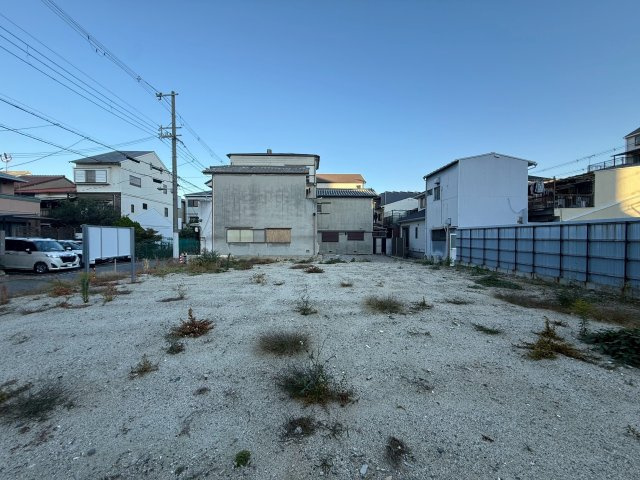 阪南町３丁目土地の外観|西側から東側への写真です。