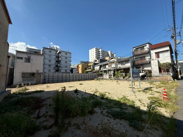 阪南町３丁目土地の外観|南東側から北西側の写真です。