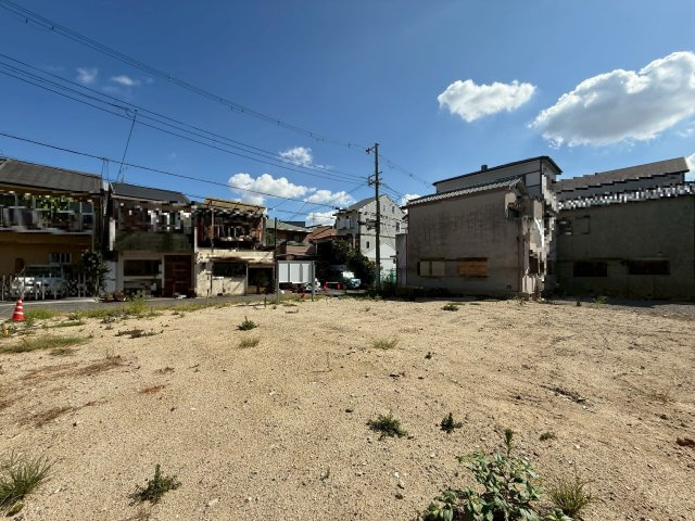 阪南町３丁目土地の外観|南西側から北東側の写真です。