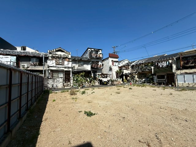 阪南町３丁目土地の外観|東側から西側の写真です。