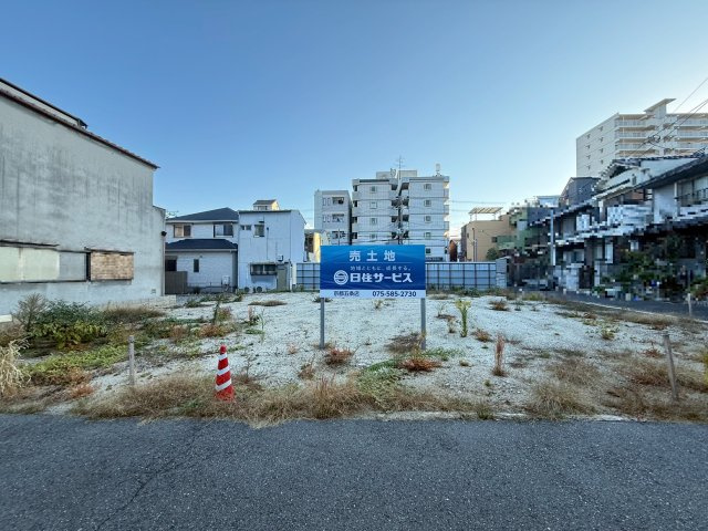 阪南町３丁目土地の前面道路含む現地写真|北側から南側の写真です。