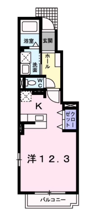 メゾングレースの間取り