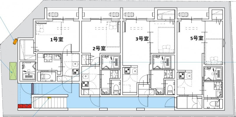 Ｌｅ　ｐｅｔｉｔ　ｂｏｎｈｅｕｒ蕨の区画図