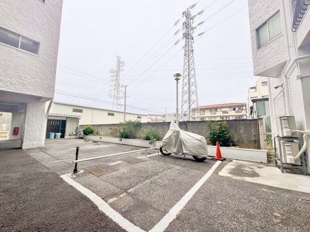 サンパレス青戸の駐輪場