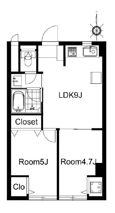 サンパレス青戸の間取り