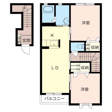 MKKガーデンⅡの間取り