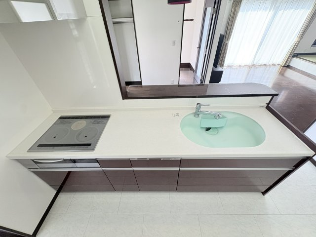 売中古戸建　中央区入野町のキッチン|安心安全のIHコンロ。嬉しい食洗器付き♪