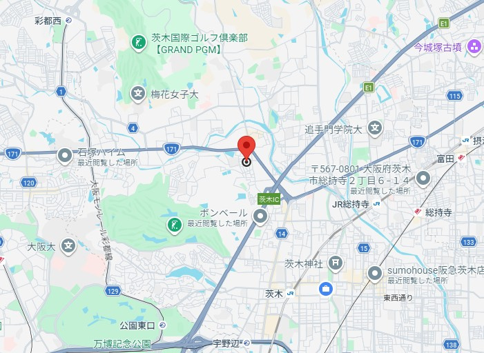 キャピタルグレイスの地図