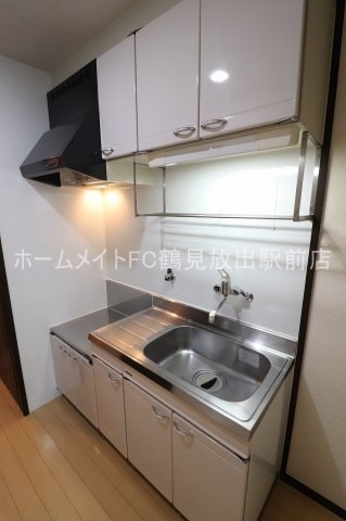 東大阪市稲田新町２丁目のハイツのキッチン