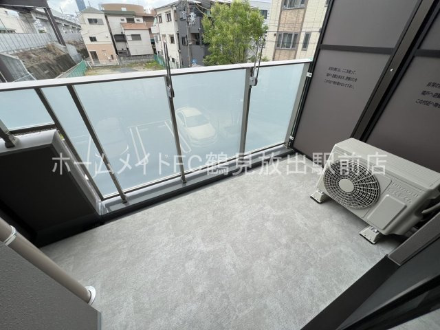大阪市城東区鴫野東２丁目の賃貸マンションのバルコニー