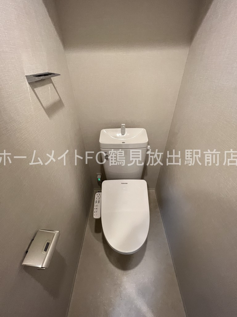 大阪市城東区鴫野東２丁目の賃貸マンションのトイレ