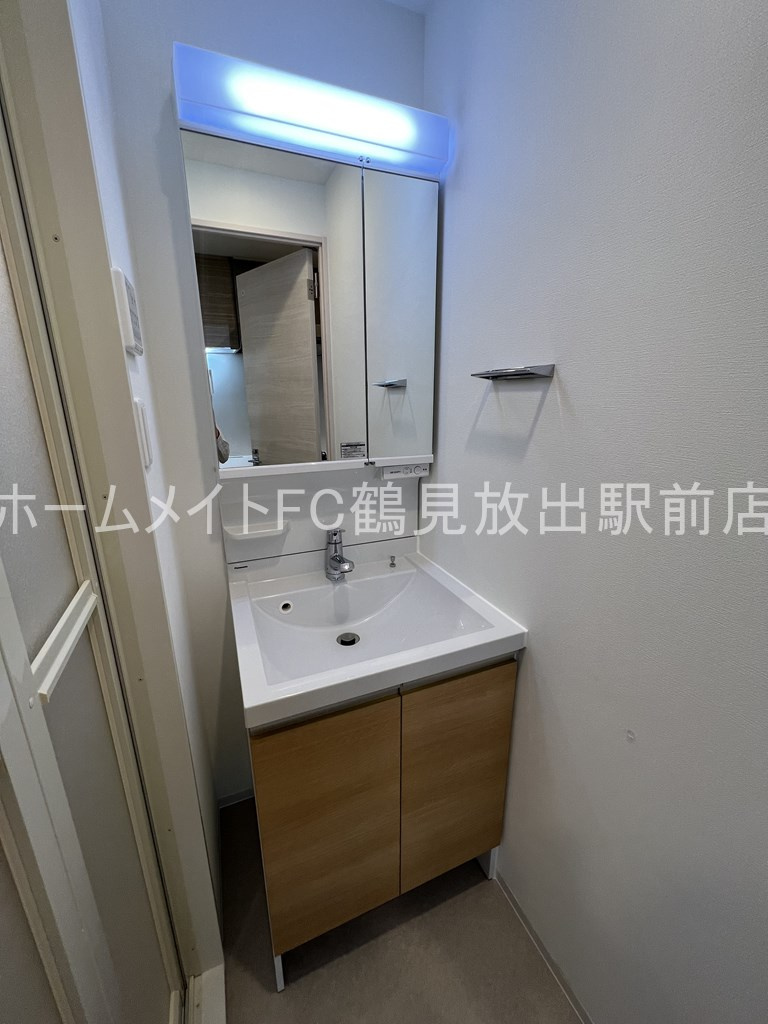 大阪市城東区鴫野東２丁目の賃貸マンションの独立洗面台
