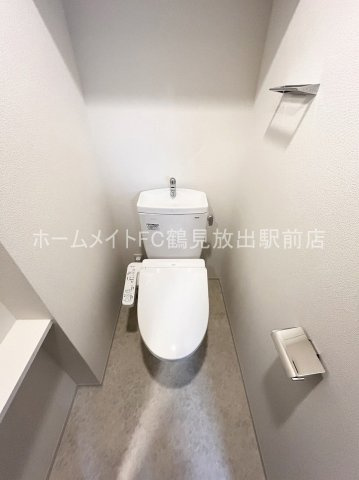 東大阪市高井田西６丁目の賃貸マンションのトイレ