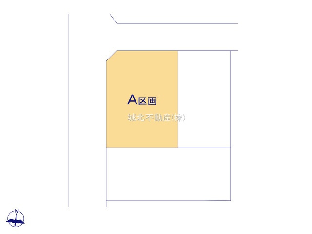 練馬区東大泉3丁目 全3棟 A区画の区画図