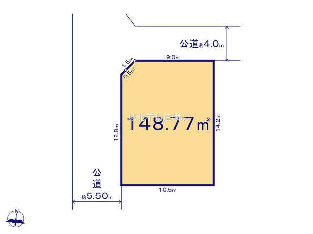 練馬区東大泉3丁目 全3棟 A区画の区画図