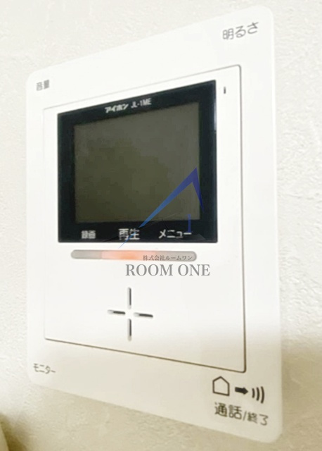 アルページュのセキュリティ|モニター付きインターホンです。