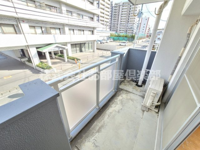 パークマンション諏訪のバルコニー|広々としたバルコニーです