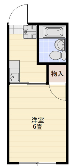 【間取り】 | シティハイム中田A