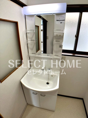 【独立洗面台】 | 柱５丁目戸建て | 独立洗面化粧台付き