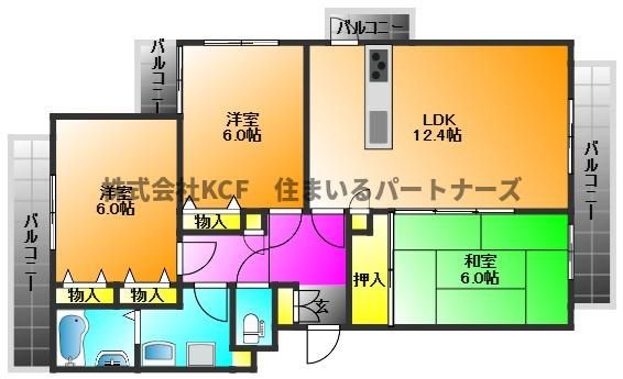 ルミエール合川の間取り