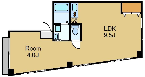 中野区弥生町３丁目の賃貸マンションの間取り
