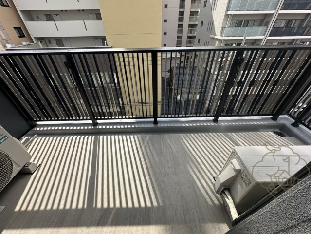 ルフォンプログレ南森町のバルコニー